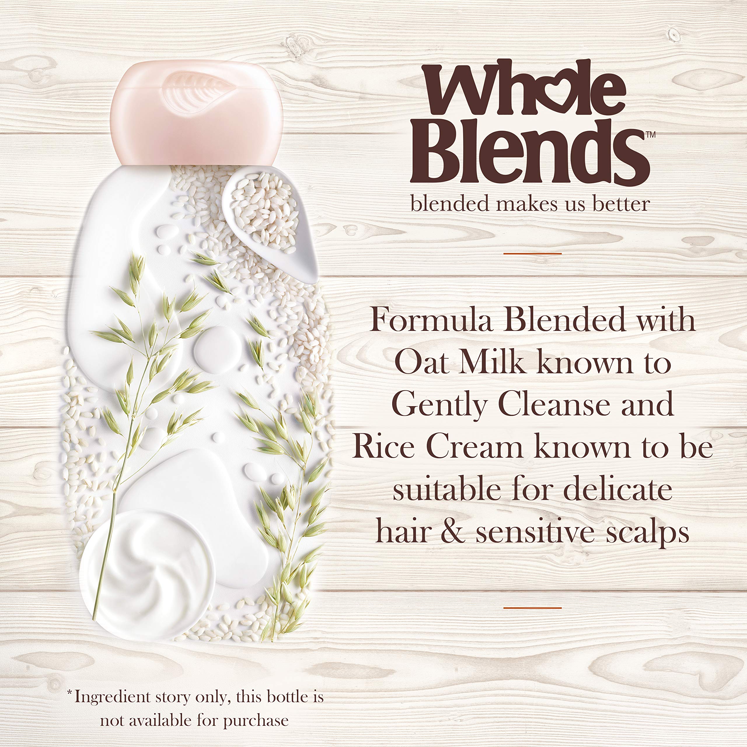 Garnier Whole Blends Gentle Shampoo Oat Delicacy for Sensitive Scalp – Weightless Hydration