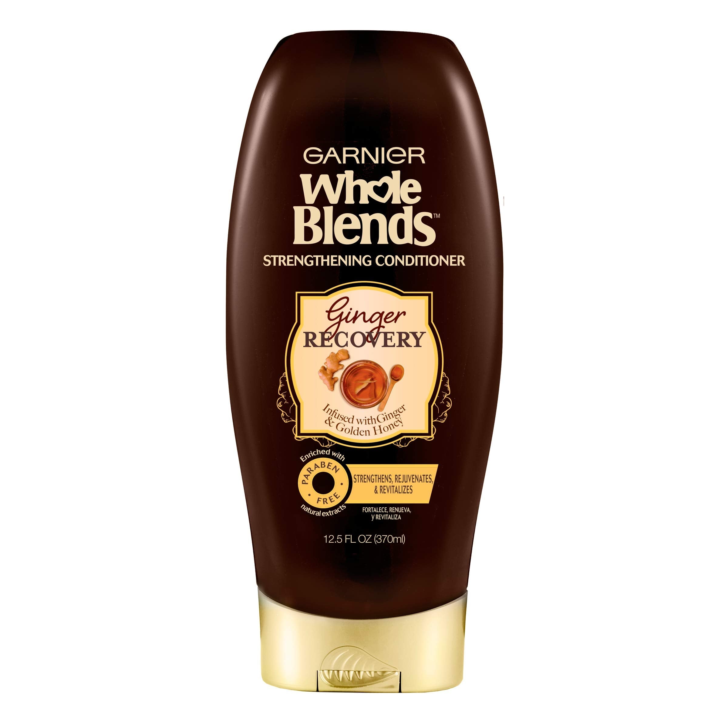 Garnier Whole Blends Ginger Recovery Conditioner, 12.5 Fl Oz – Strengthening & Revitalizing Moisture