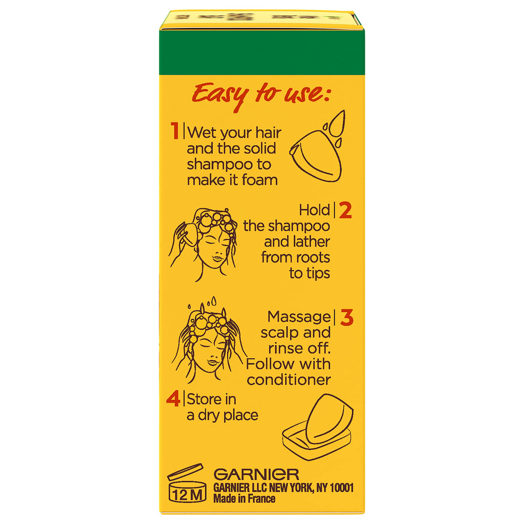 Garnier Whole Blends Restoring Honey Treasures Shampoo Bar – Dry & Damaged Hair, 2 oz (Packaging May Vary)