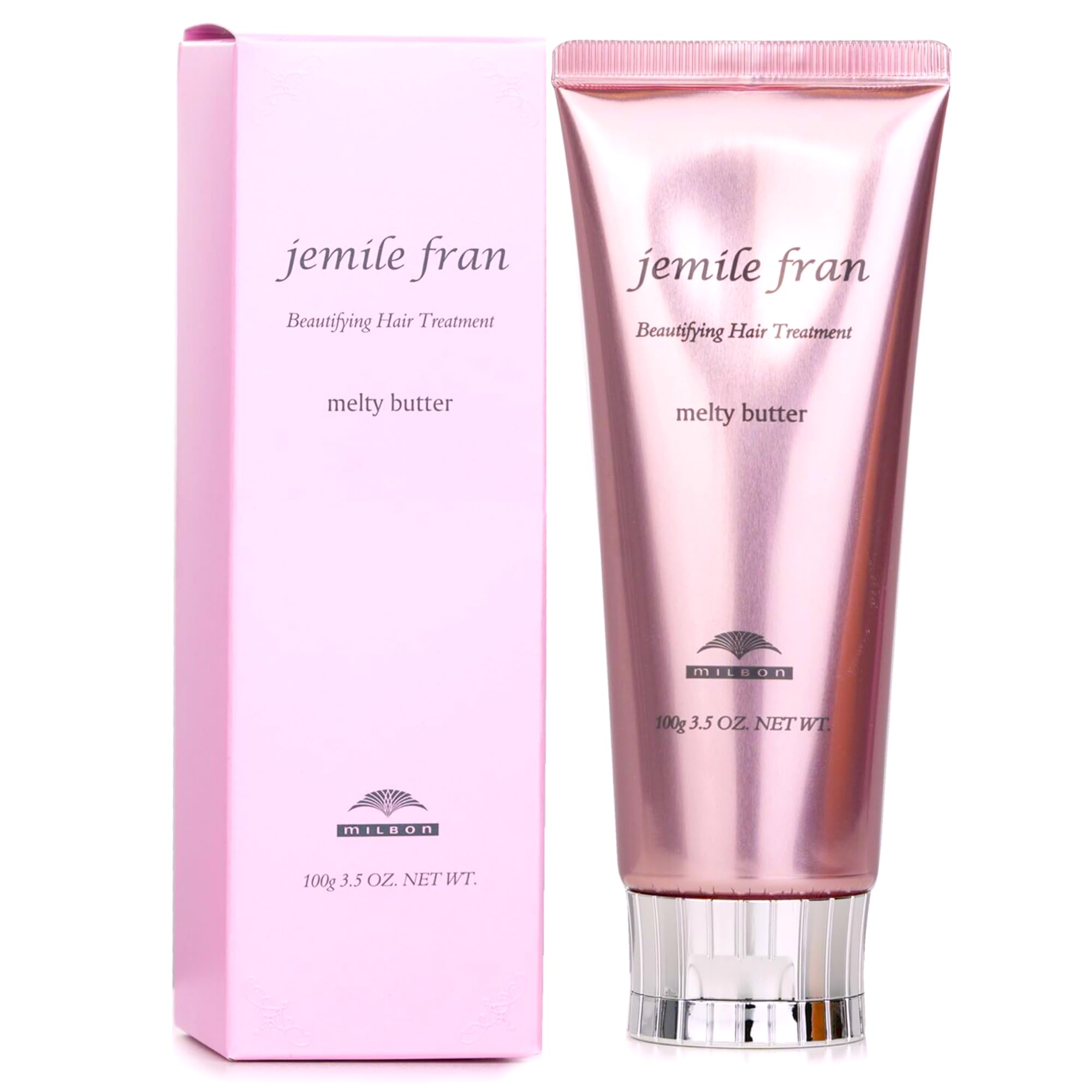 GASHINA STORY Mil-bon Jamile-Fran Melty Butter Hair Cream 3.5oz – Leave-In Care for Dry, Damaged Hair