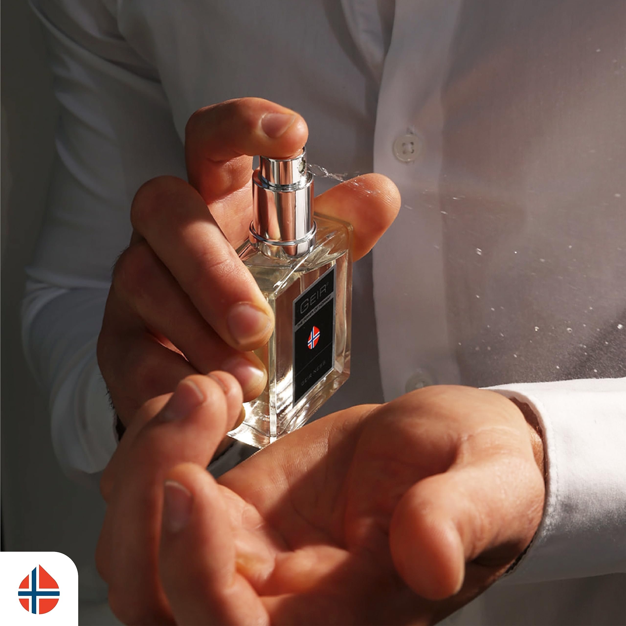 Geir Ness Eau de Parfum Spray for Men – Long-Lasting Fresh, Cool Scent (3.4 oz)