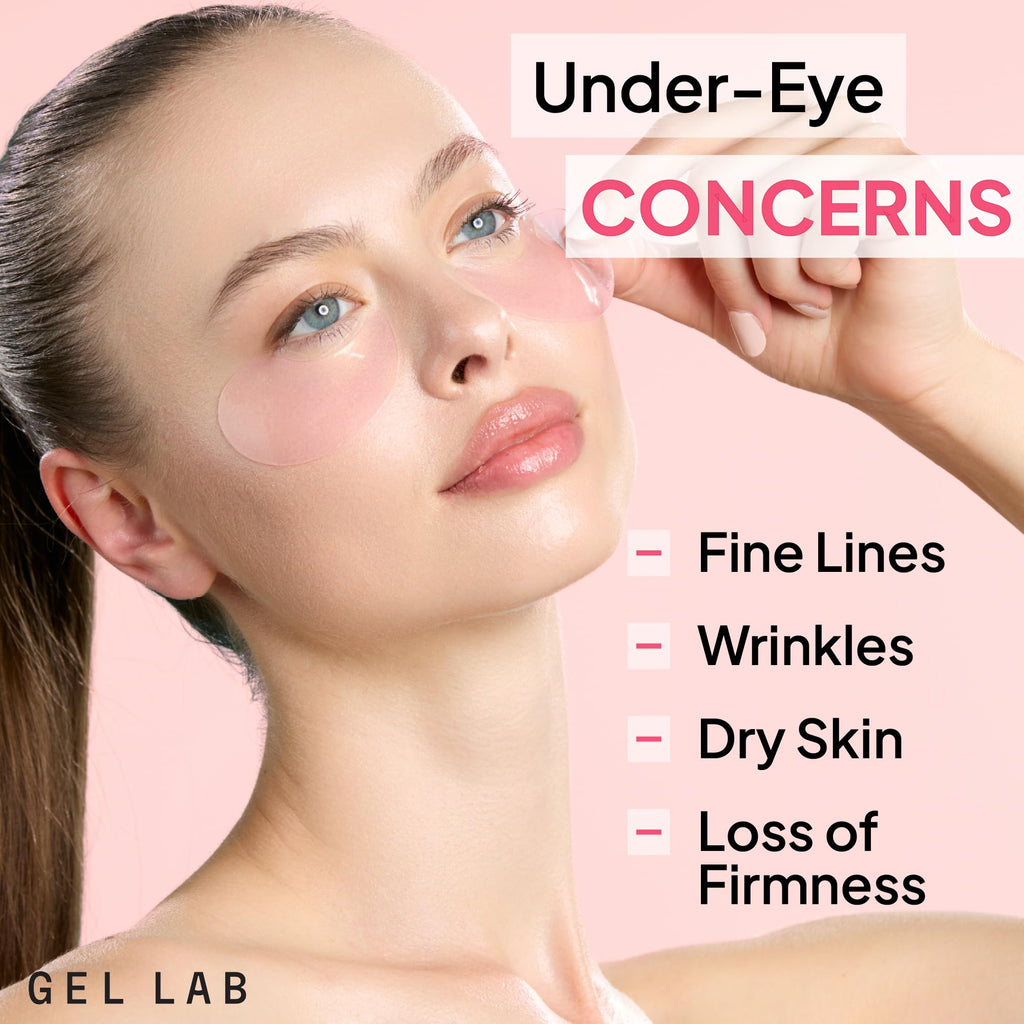 Gel Lab Renew Retinol & Collagen Under Eye Patches – Hydrating Korean Skincare