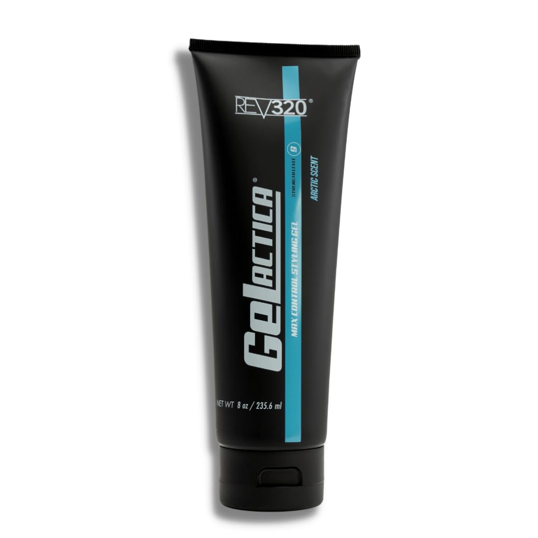 Gelactica Rev320: Alcohol-Free Men’s Hair Gel with Strong Hold & Shine