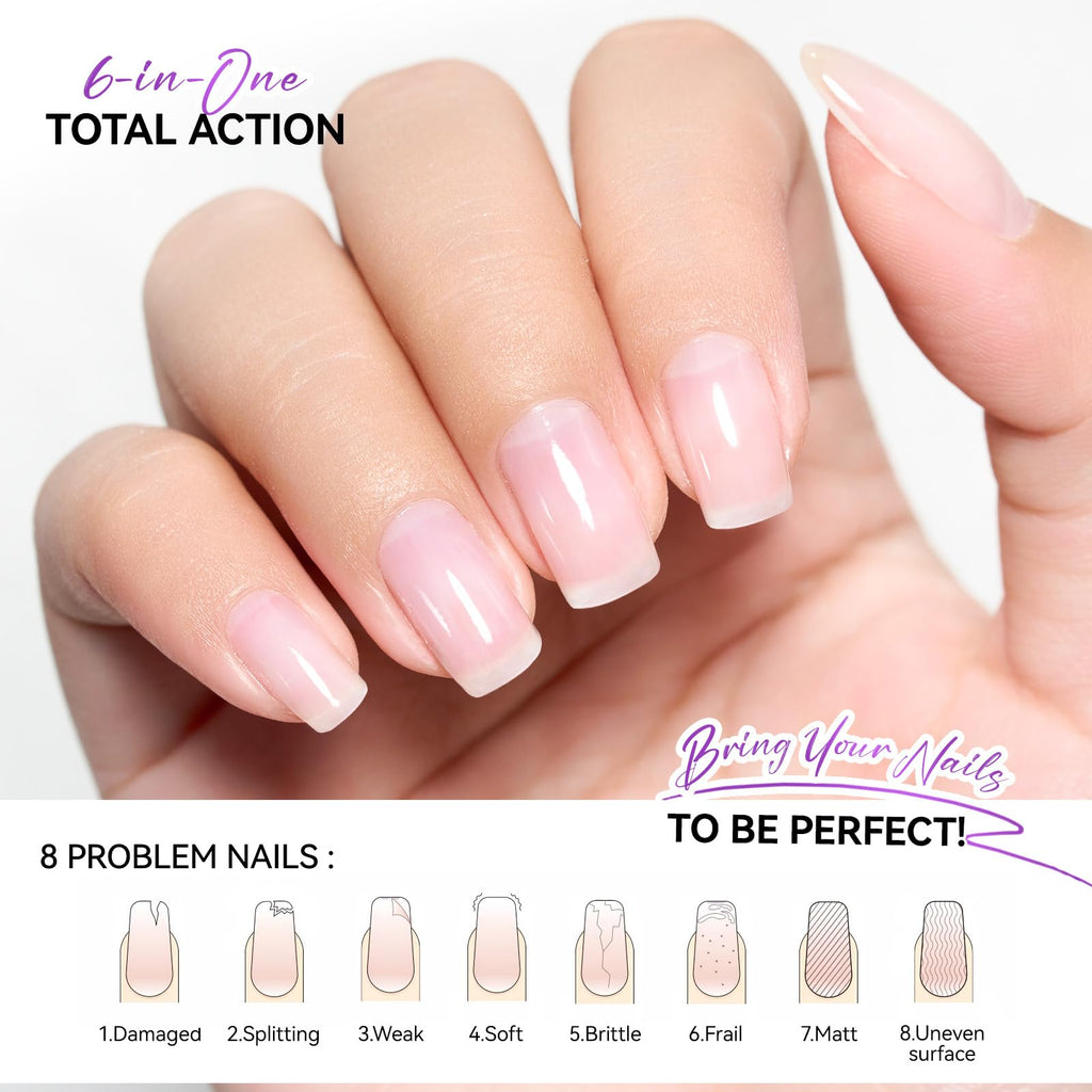 Gelike EC Nail Strengthener 6-in-1 | Natural Nail Repair (15ml)