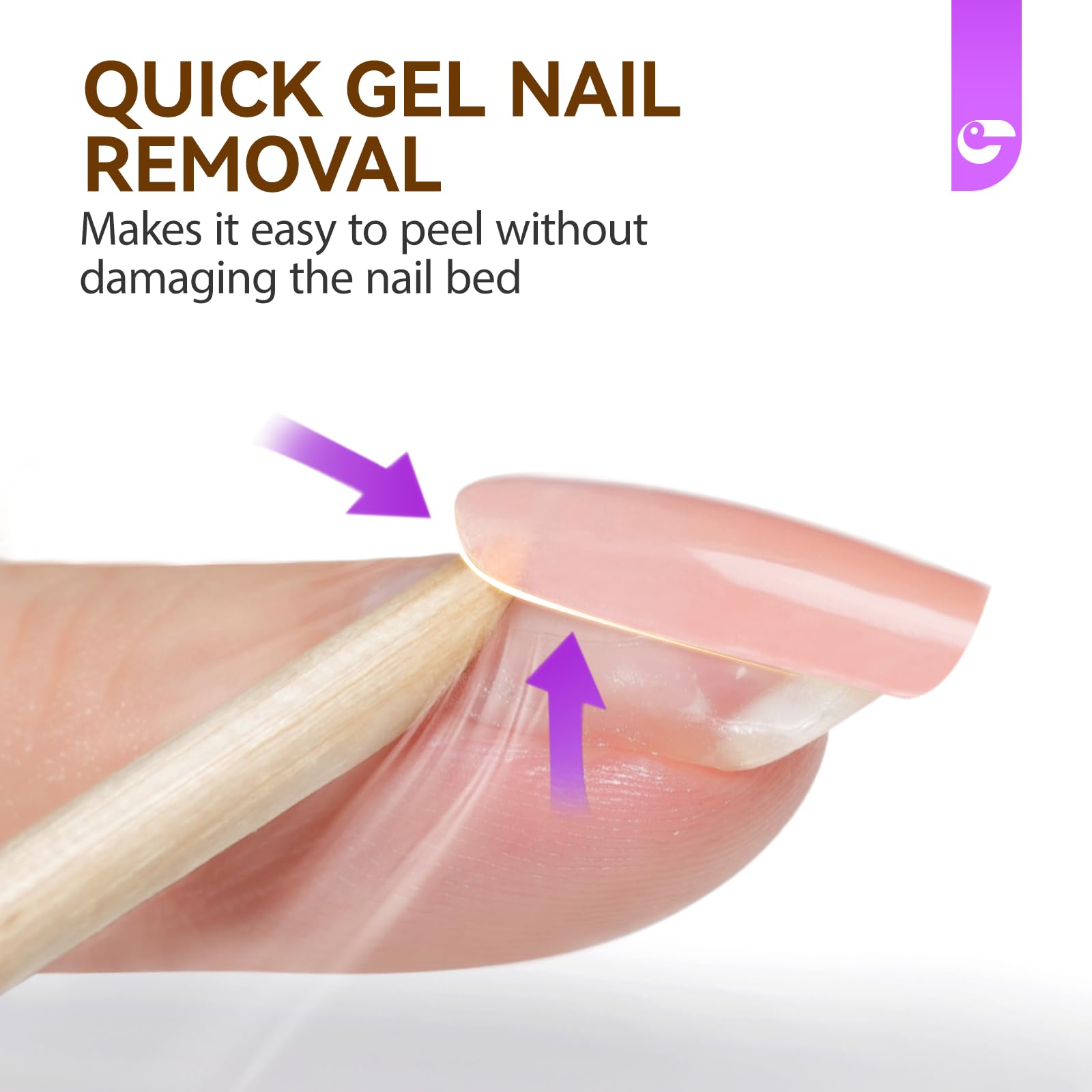 Gelike ec Press On Nail Glue Remover No Acetone – Gentle, Nourishing Formula 15ml