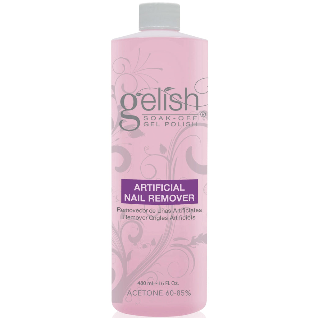 Gelish Artificial Nail Remover – Fast, Gentle Soak-Off Polish Removal (16 oz)