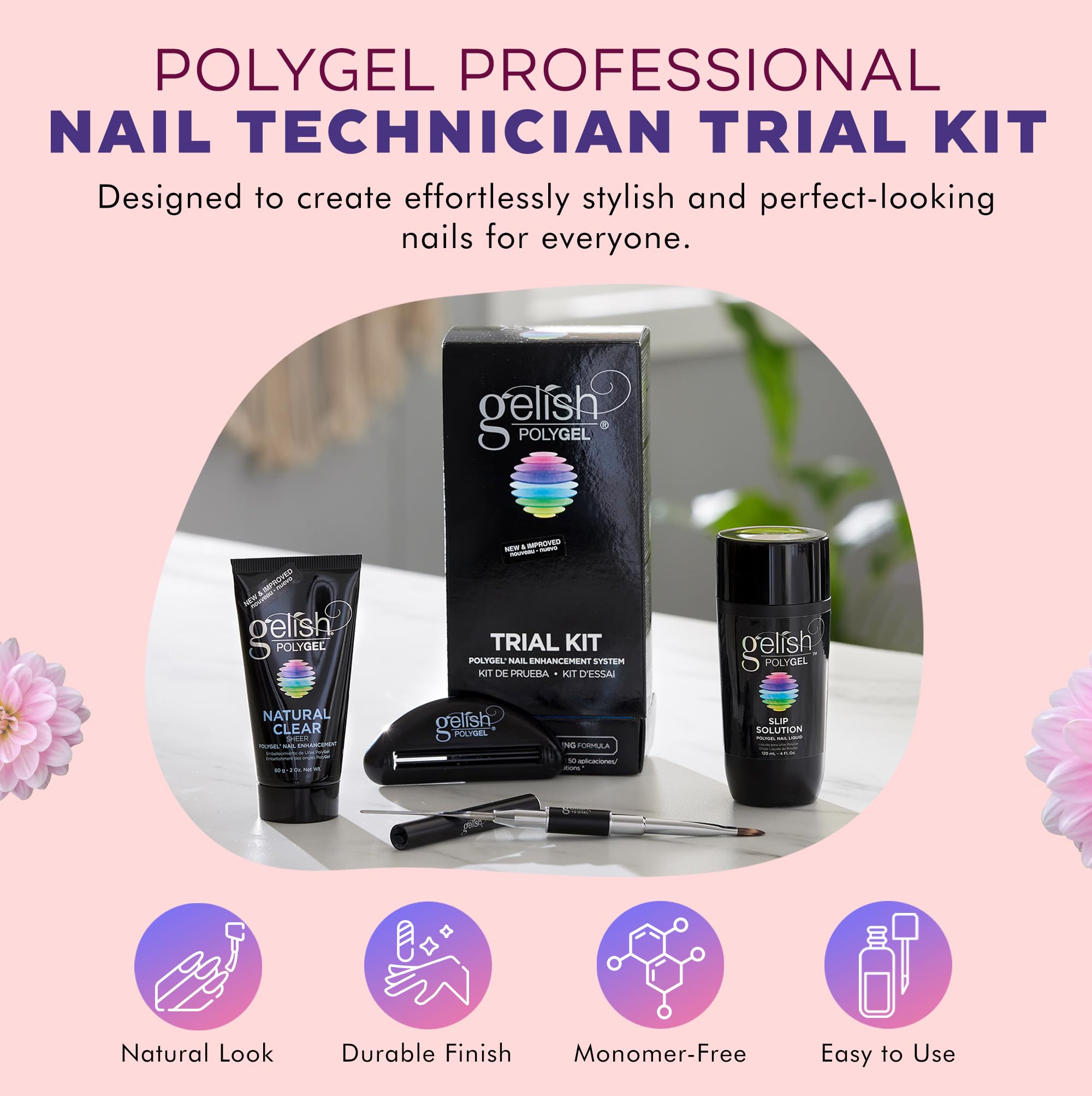 Gelish PolyGel Professional Nail Technician All-in-One Trial Kit | Starter Set