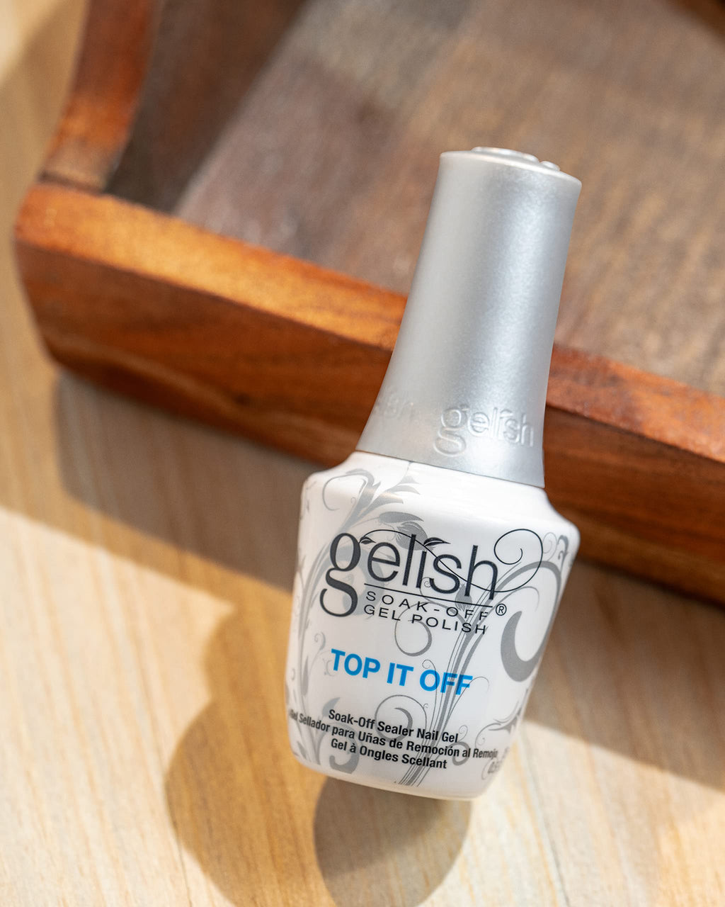 Gelish Top It Off Sealer Gel Top Coat – High-Gloss, Durable Shine (0.5 oz)