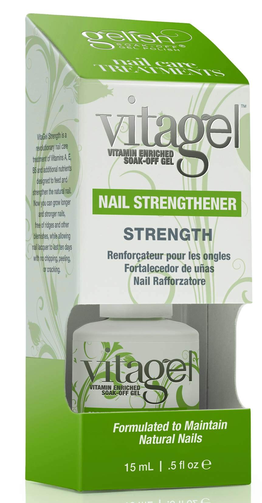 Gelish VitaGel Strength & Recovery 2-Pack – Nail Strengthener with Vitamins A, B5 & E