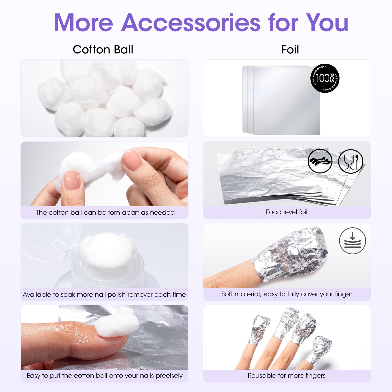 GELLEN 16 fl oz Non-Acetone Gel Nail Remover – 5-in-1 Pump Kit for Gel Polish, Glue, Glitter & Acrylic