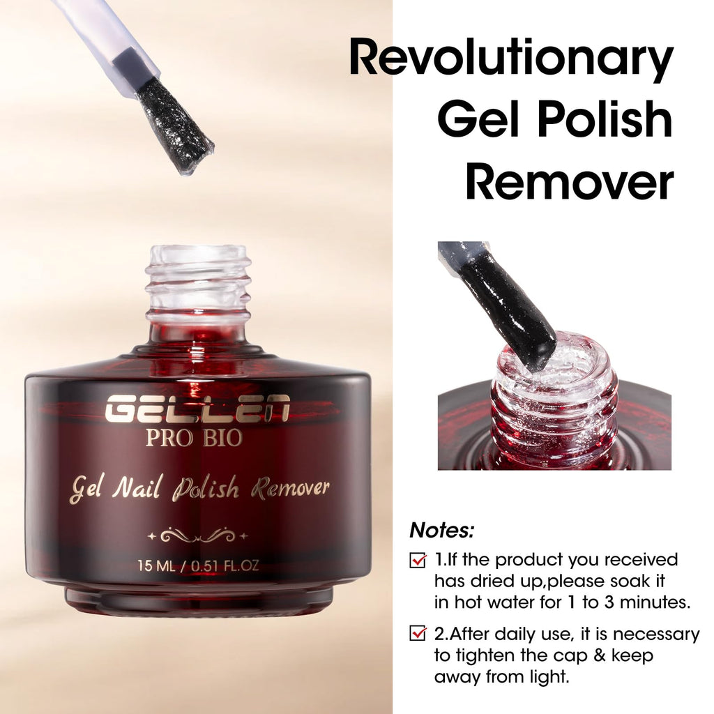 GELLEN Gel Polish Remover Kit Pro Bio | Quick Gel Removal at Home