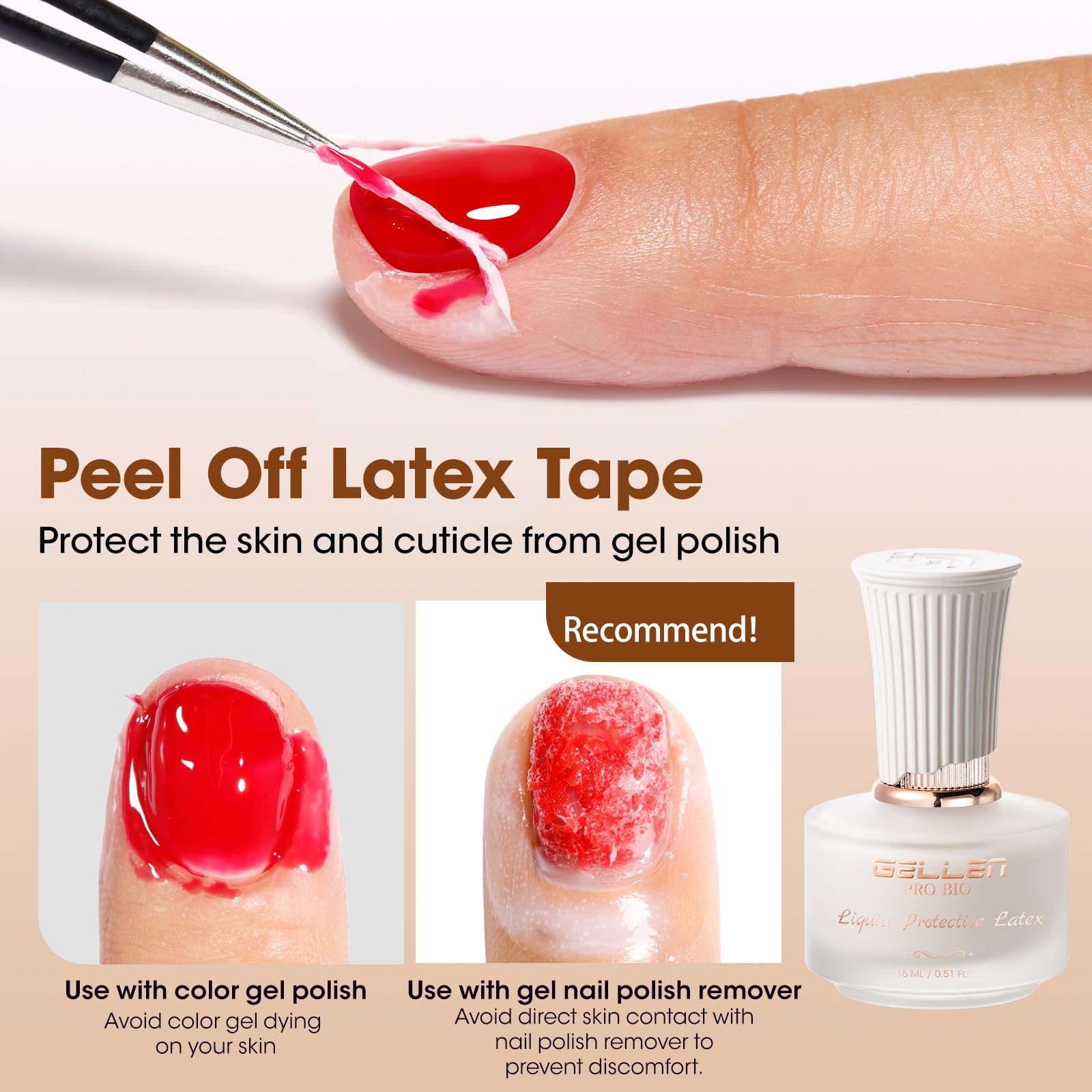 GELLEN Gel Polish Remover Kit Pro Bio | Quick Gel Removal at Home