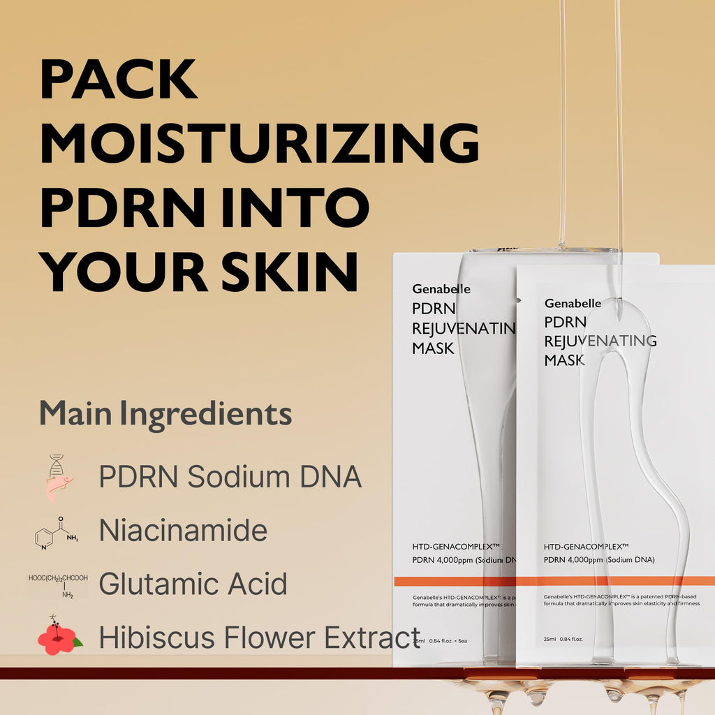 Genabelle PDRN Rejuvenating Mask Sheet – Hydration, Glow & Toning