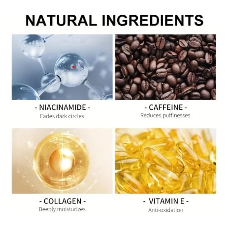 Caffeine Eye Cream for Puffiness & Dark Circles | 1.7 fl oz | Generic