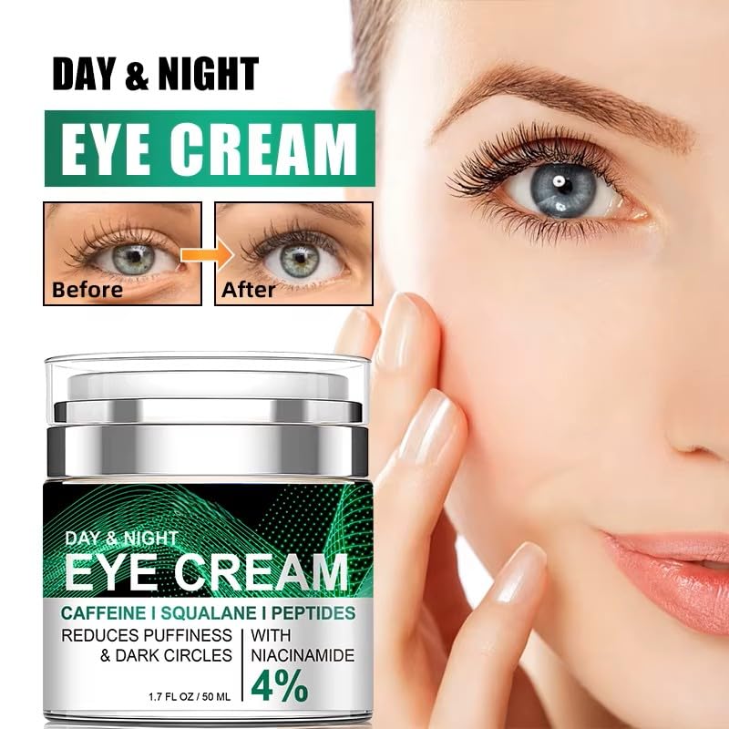 Caffeine Eye Cream for Puffiness & Dark Circles | 1.7 fl oz | Generic