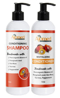 Handmade Hair Shampoo & Conditioner Set with Batana Oil & Sea Moss