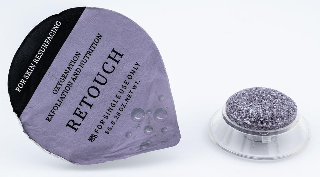 Hydrate Pods: Oxygen Facial CO2 Therapy at Home – 6 Pods + Primer Gel + Serum (New Formula, Less Foam)
