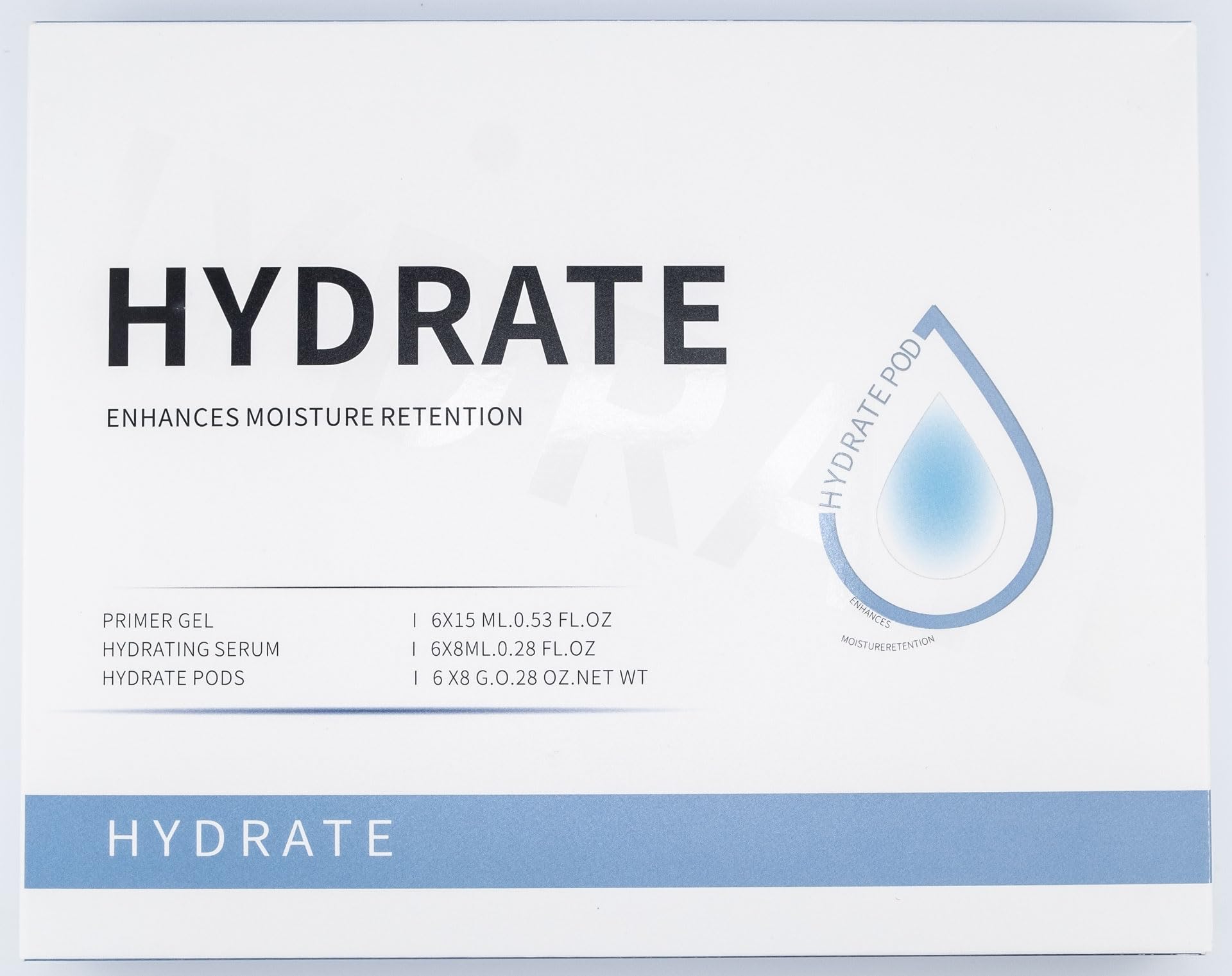 Hydrate Pods: Oxygen Facial CO2 Therapy at Home – 6 Pods + Primer Gel + Serum (New Formula, Less Foam)