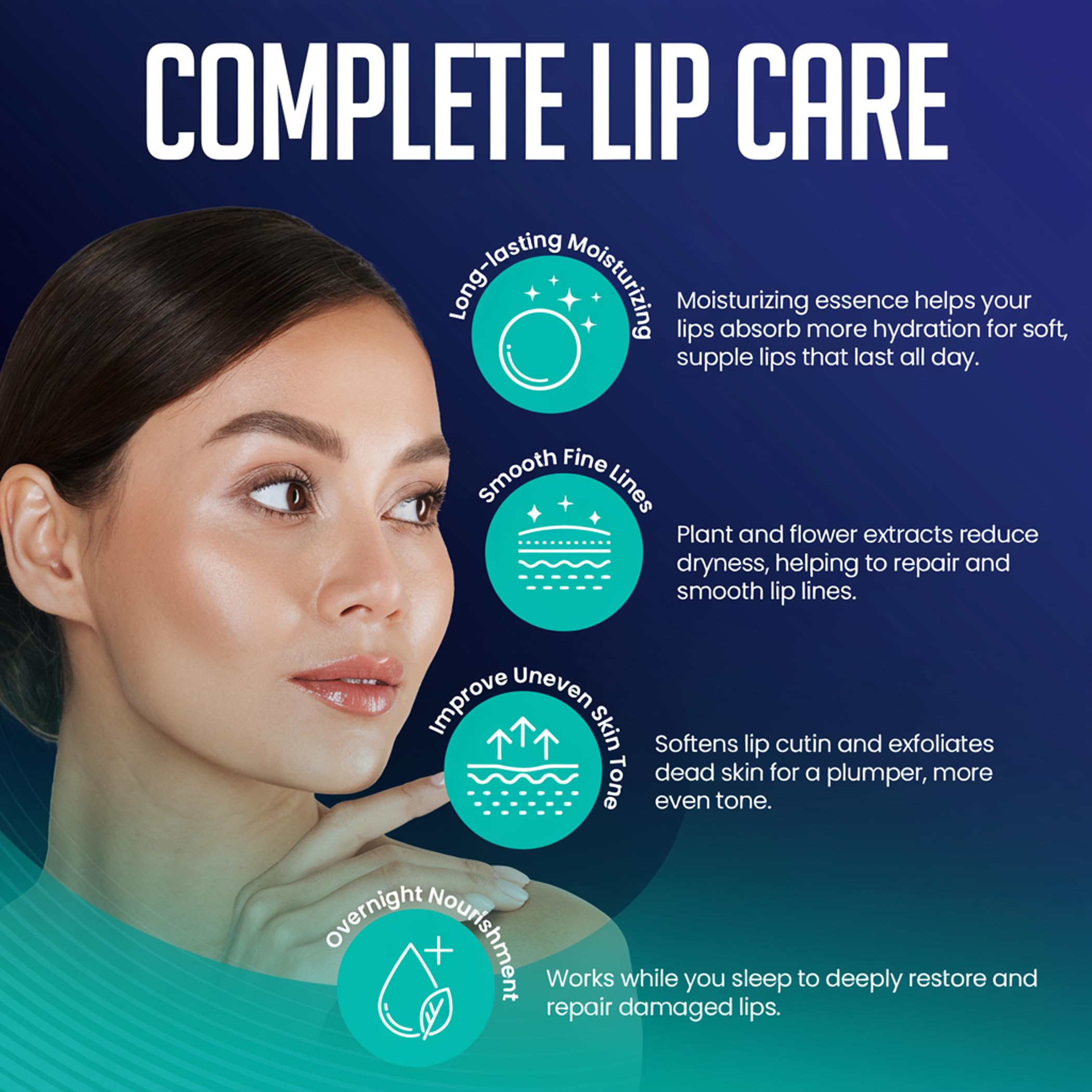 Generic 30-Pack Overnight Collagen Lip Mask – Hydrating Night Treatment