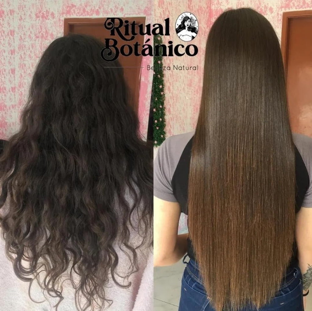 Botanical Origin Organic Keratin 250ml – 12 Natural Oils, Vegan Smoothing | Includes Brush & 2 Bio Serums