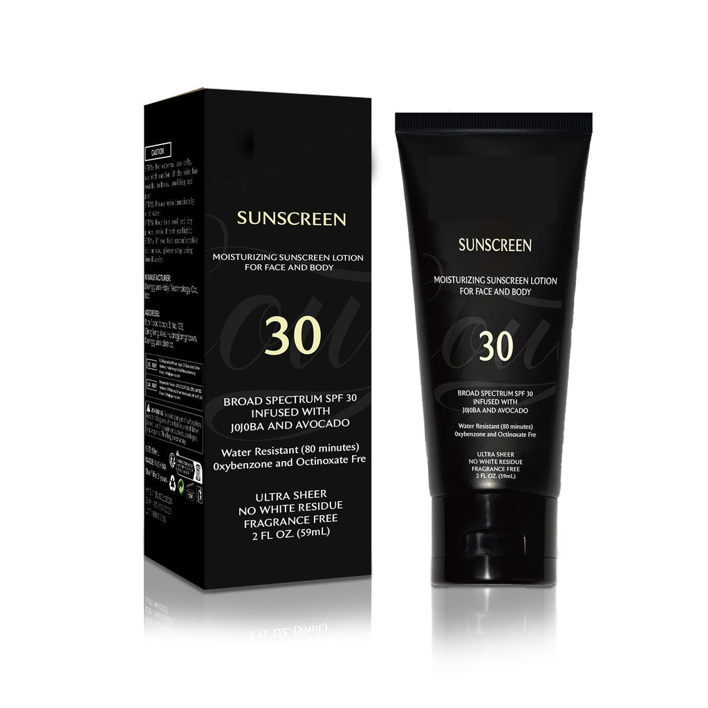Melanin-Rich Skin SPF 30 Sunscreen | Face & Body Moisturizing Lotion (2 oz) | No White Residue
