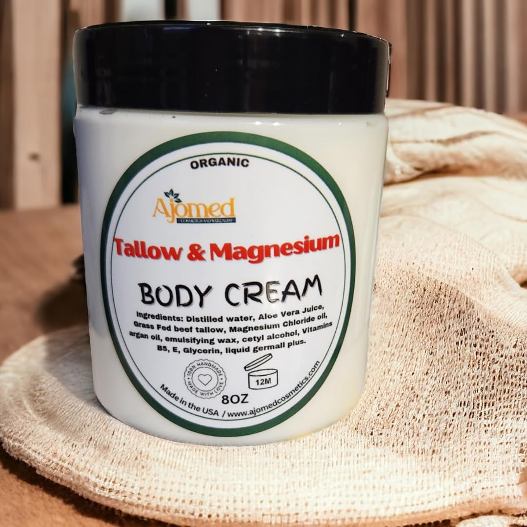 Generic Tallow & Magnesium Body Butter | Grass-Fed Tallow Cream – Handmade Moisturizer