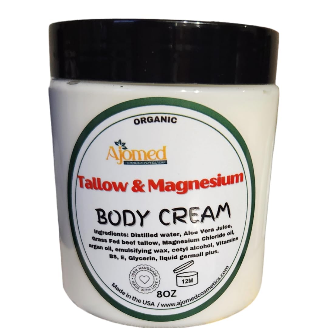 Generic Tallow & Magnesium Body Butter | Grass-Fed Tallow Cream – Handmade Moisturizer