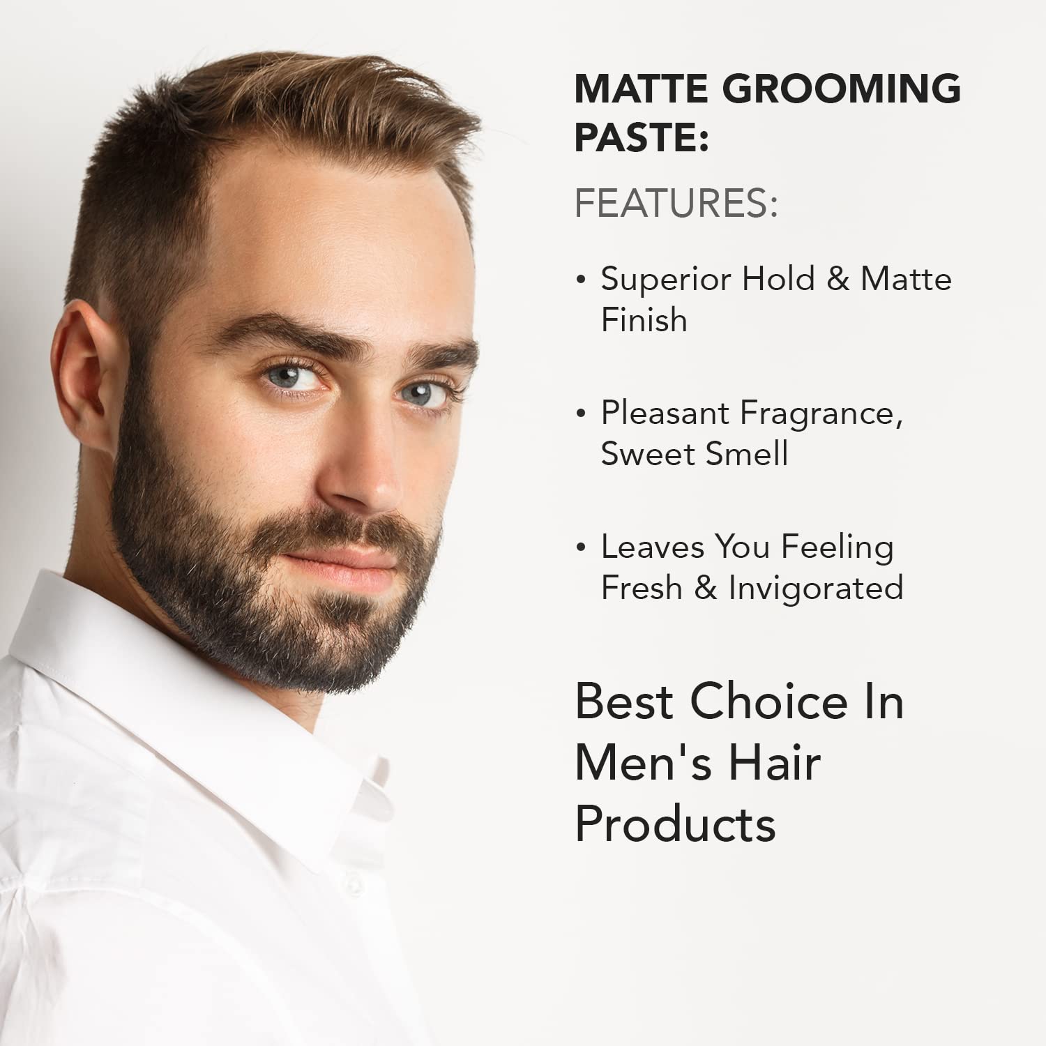 Gentlemen Republic Matte Paste Pack of 2 – Water-Based, Alcohol-Free, Superior Hold, Matte Finish | Made in USA