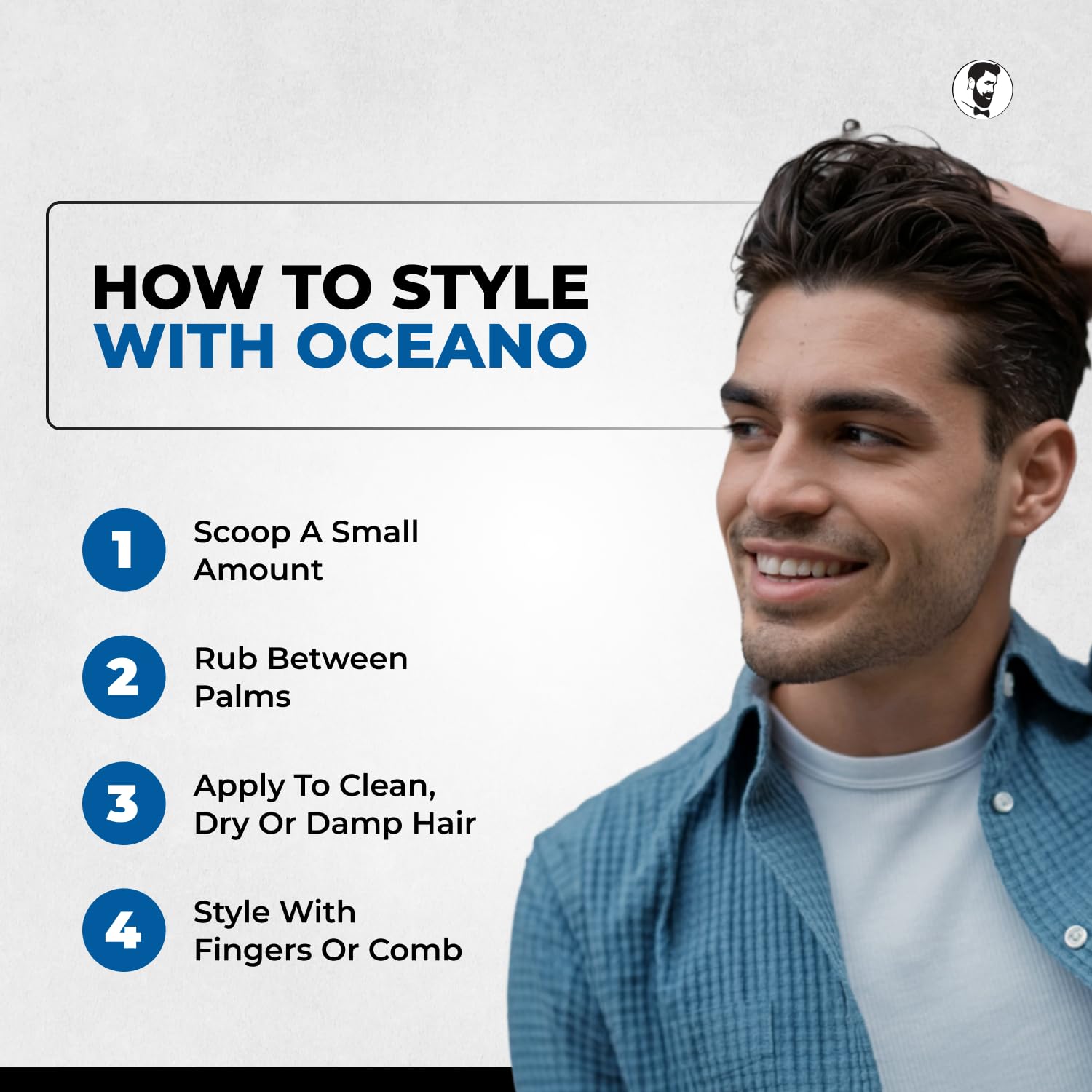Gentlemen Republic Oceano Hair Gel 32oz — Strong Hold, High Shine, Alcohol-Free
