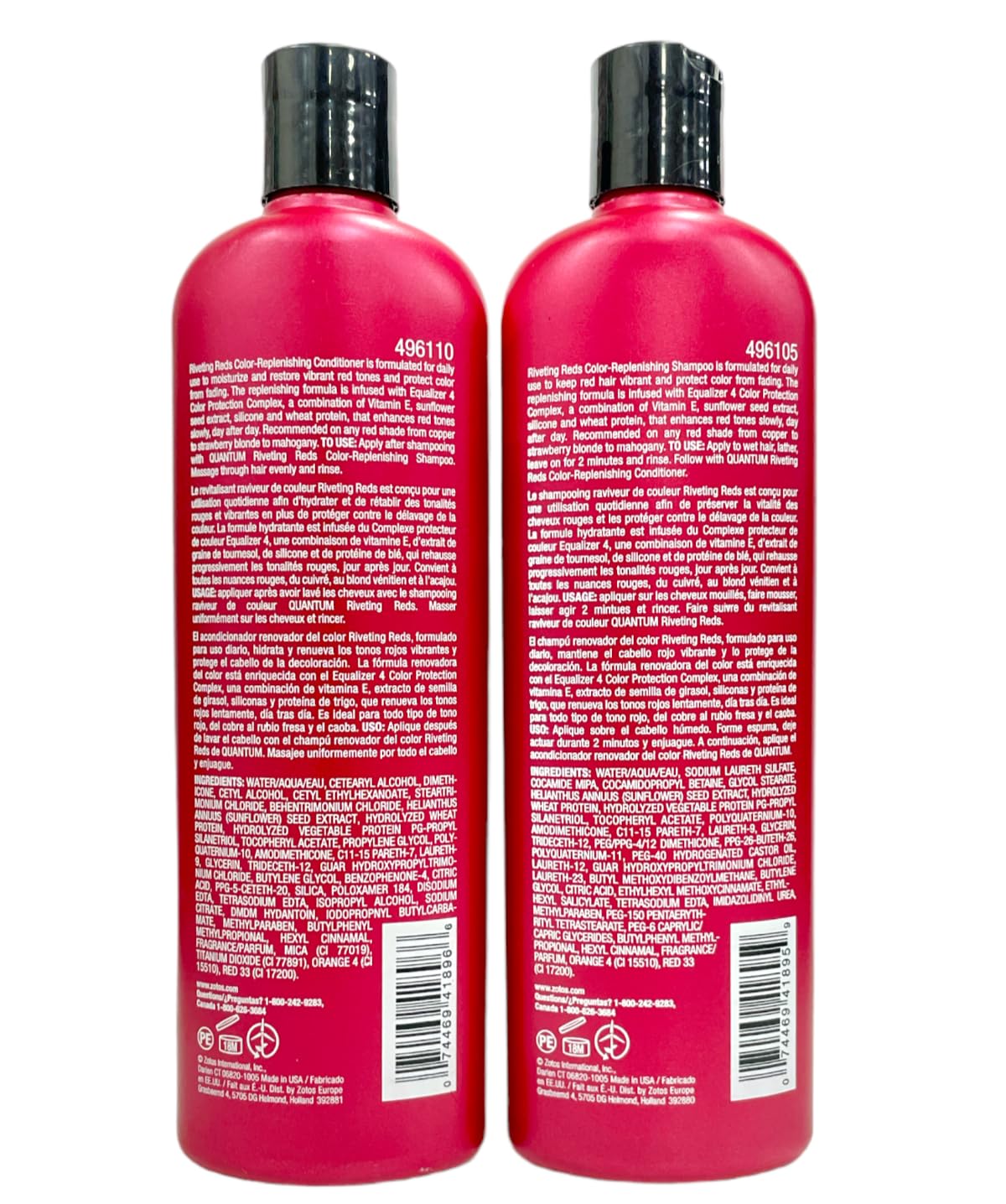 Georgie Riveting Red Shampoo & Conditioner (10.2 oz) – Color Protection for Red Hair