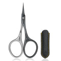 GERMANIKURE Tower Point Cuticle Scissors – Self-Sharpening Titanium-Coated, Solingen-Made in Leather Case
