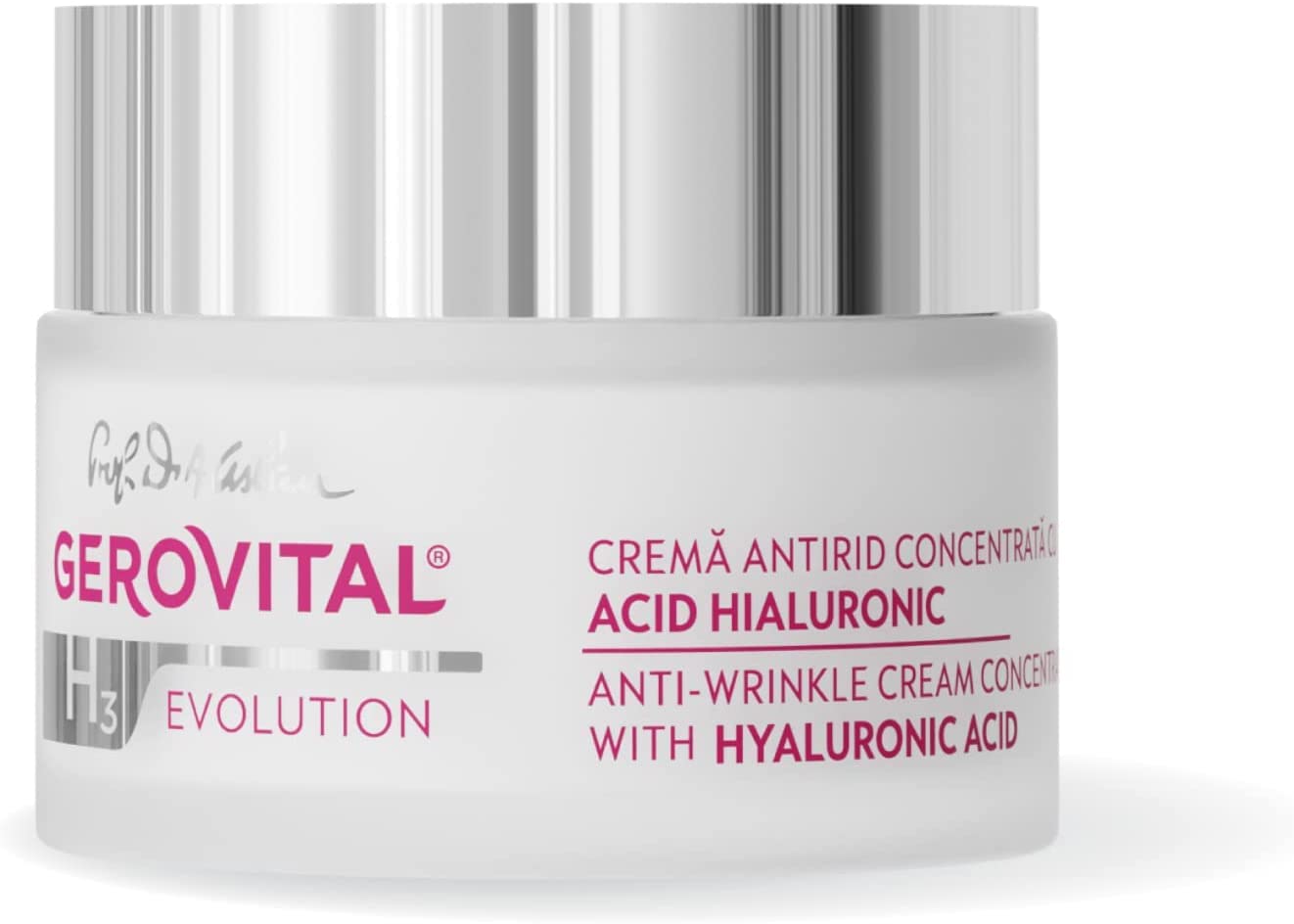 Gerovital Evolution Anti-Wrinkle Cream, 3% Hyaluronic Acid, SOD & GP4G – 50 ml