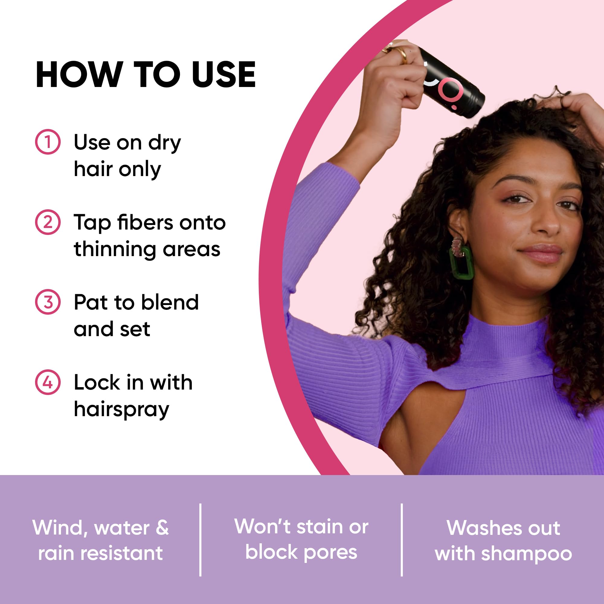 GBG Hair Fibers for Thinning Hair & Bald Spots (Dark Blonde) – 25g | Instant Coverage & Volume | Get Back Gorgeous | Cruelty Free