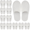 Geyoga 12 Pair Guest Slippers – Non-Slip, Disposable Indoor Slippers for Hotels, Spas, and Travel