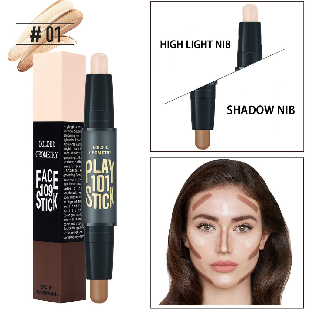 Geyomi All-in-One Makeup Kit | 12-Color Eyeshadow Palette, Foundation & More