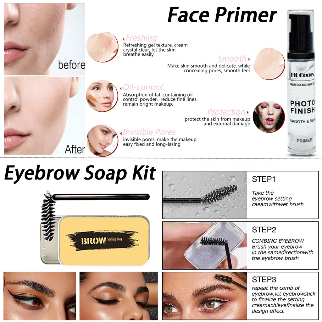 Geyomi All-in-One Makeup Kit — 12 Colors, Full Face Set