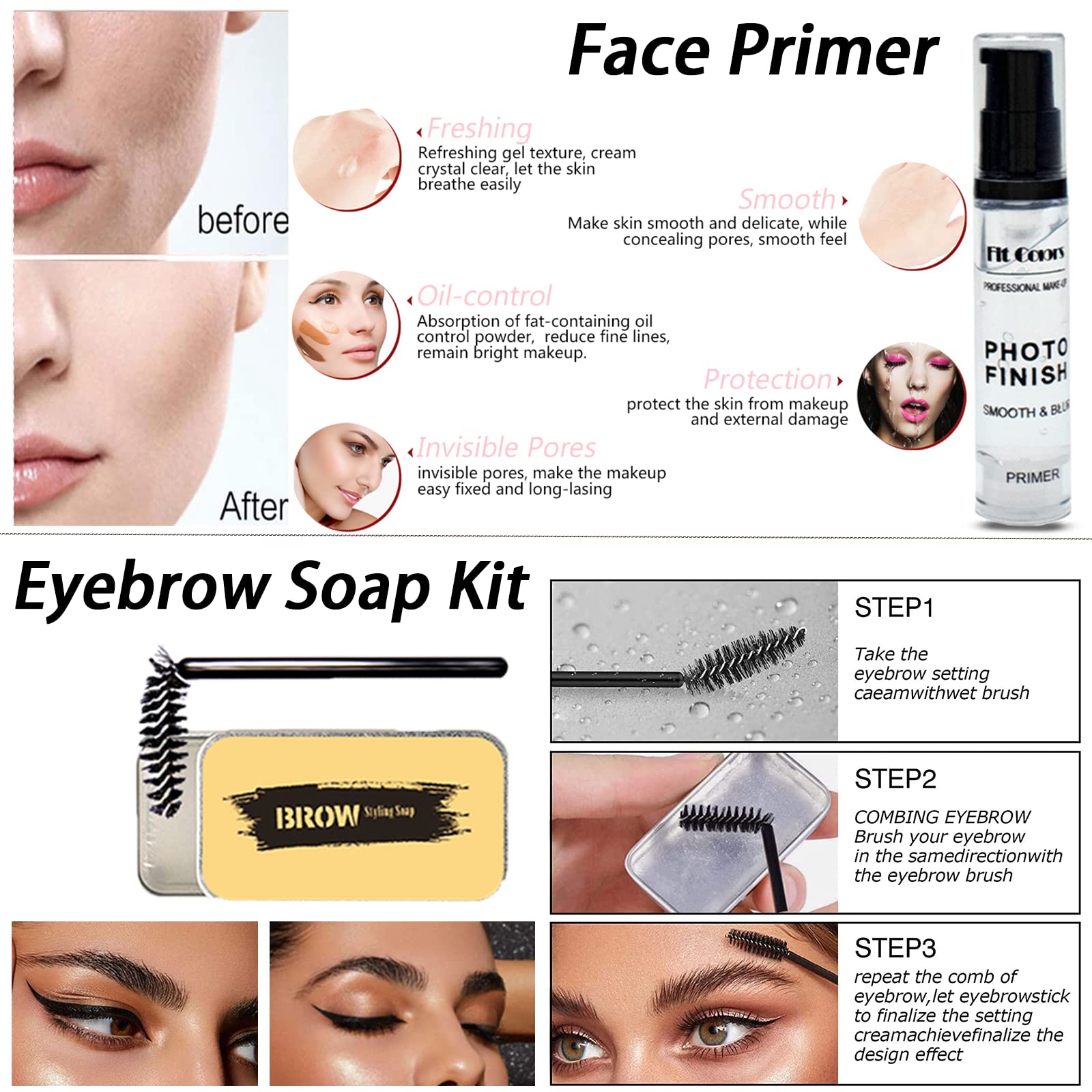 Geyomi All-in-One Makeup Kit — 12 Colors, Full Face Set
