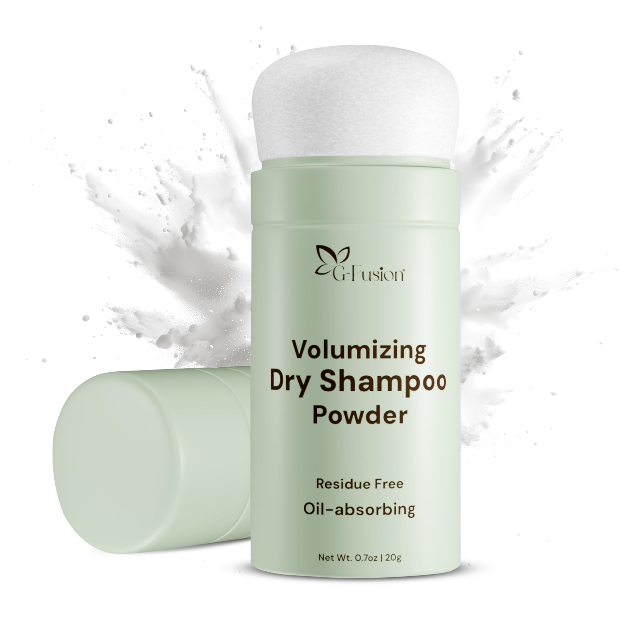 G-Fusion Volumizing Dry Shampoo Powder | No Residue, Aerosol-Free, Travel Size