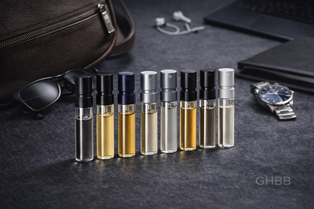 GHBB Men's Cologne Sampler Set — 15 Designer Fragrance Vials (Best Rated)
