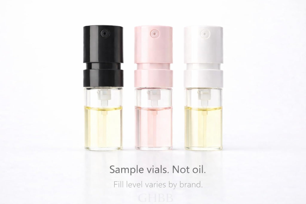 GHBB Women's Designer Perfume Sampler Set – 12 Fragrance Vials