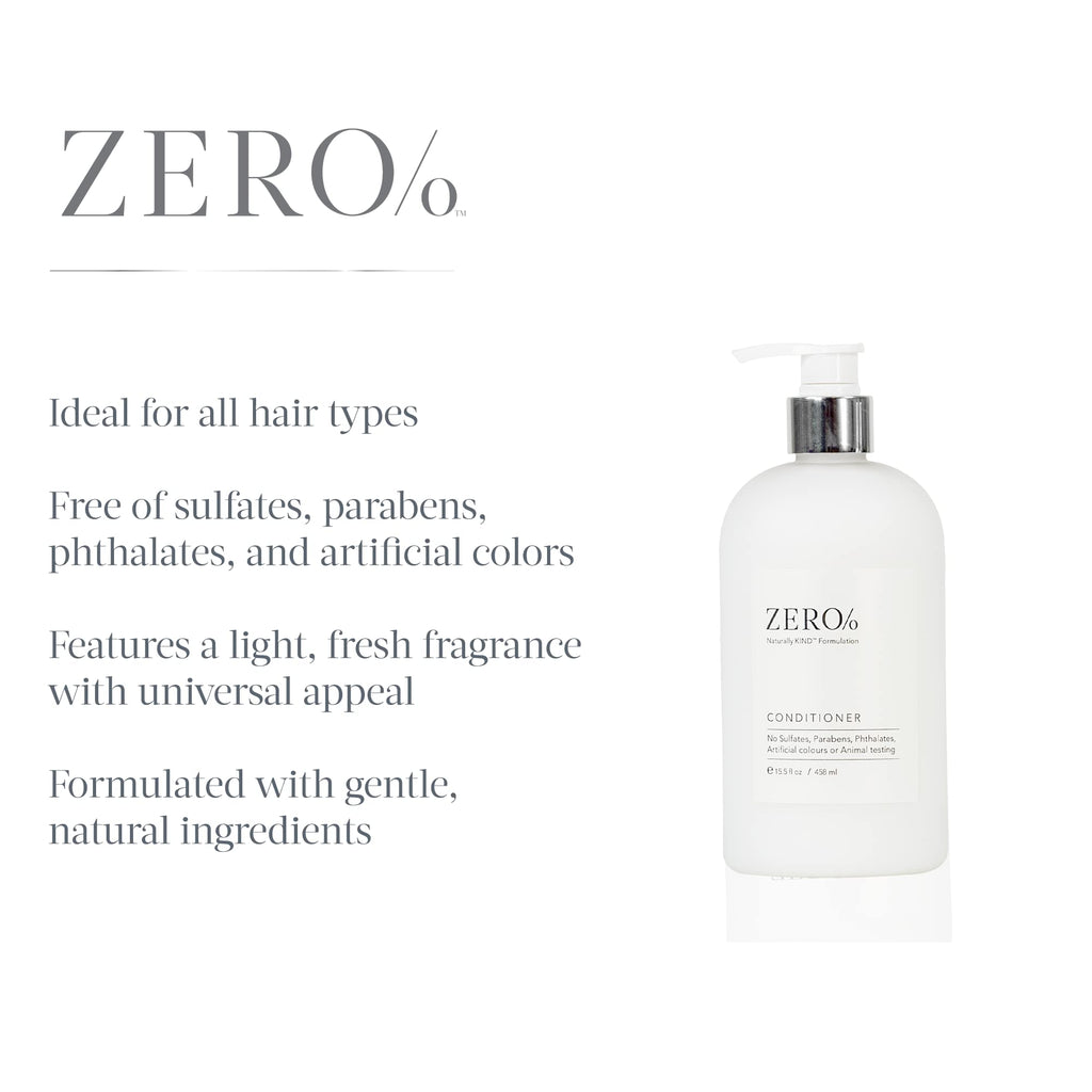 Gilchrist & Soames Zero% Collection Conditioner, 15.5oz – Sulfate-Free & Calming Aroma