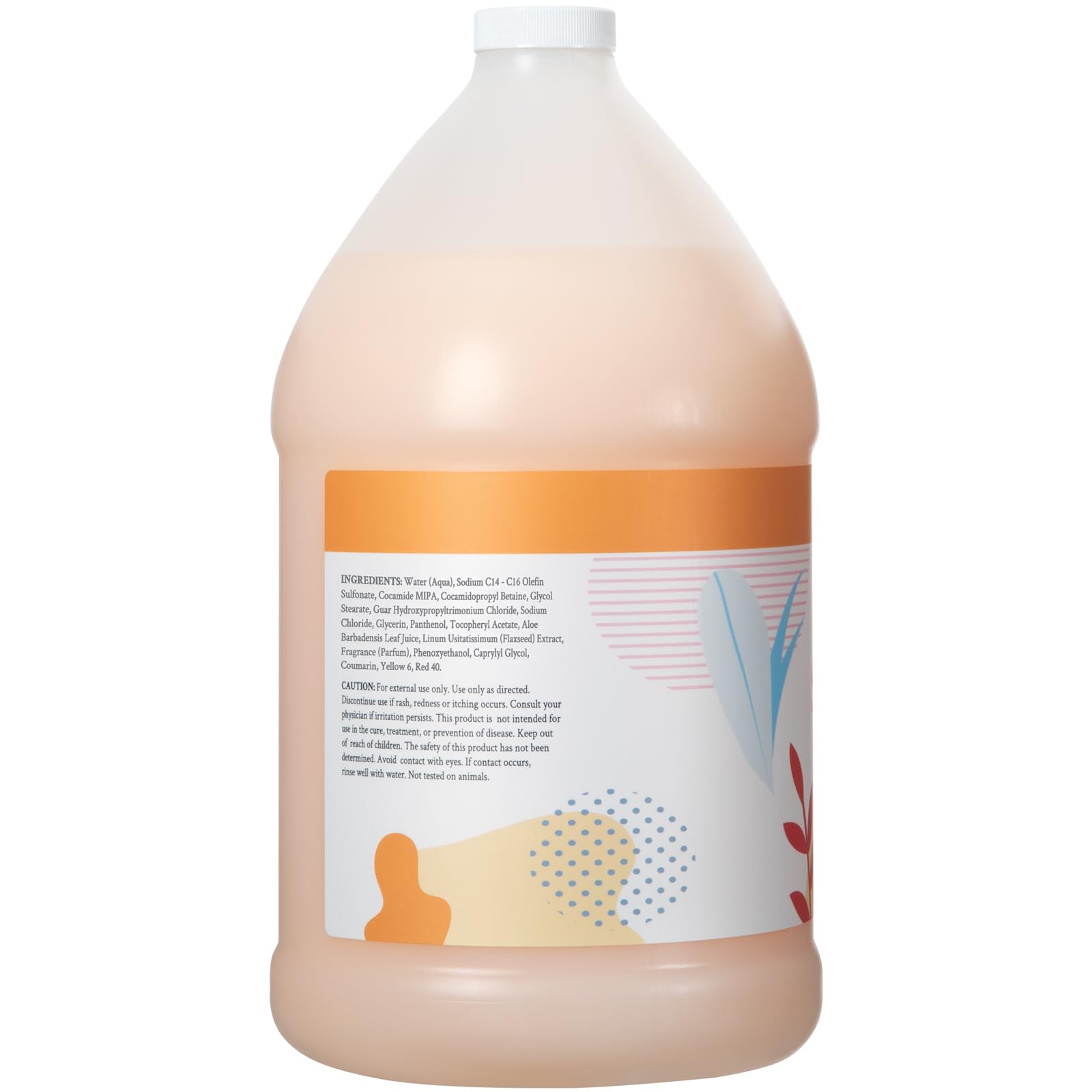 Ginger Lily Farms Botanicals Moisturizing Shampoo – Coco Mango, All Hair Types, 1 Gal Refill (Pack of 4)