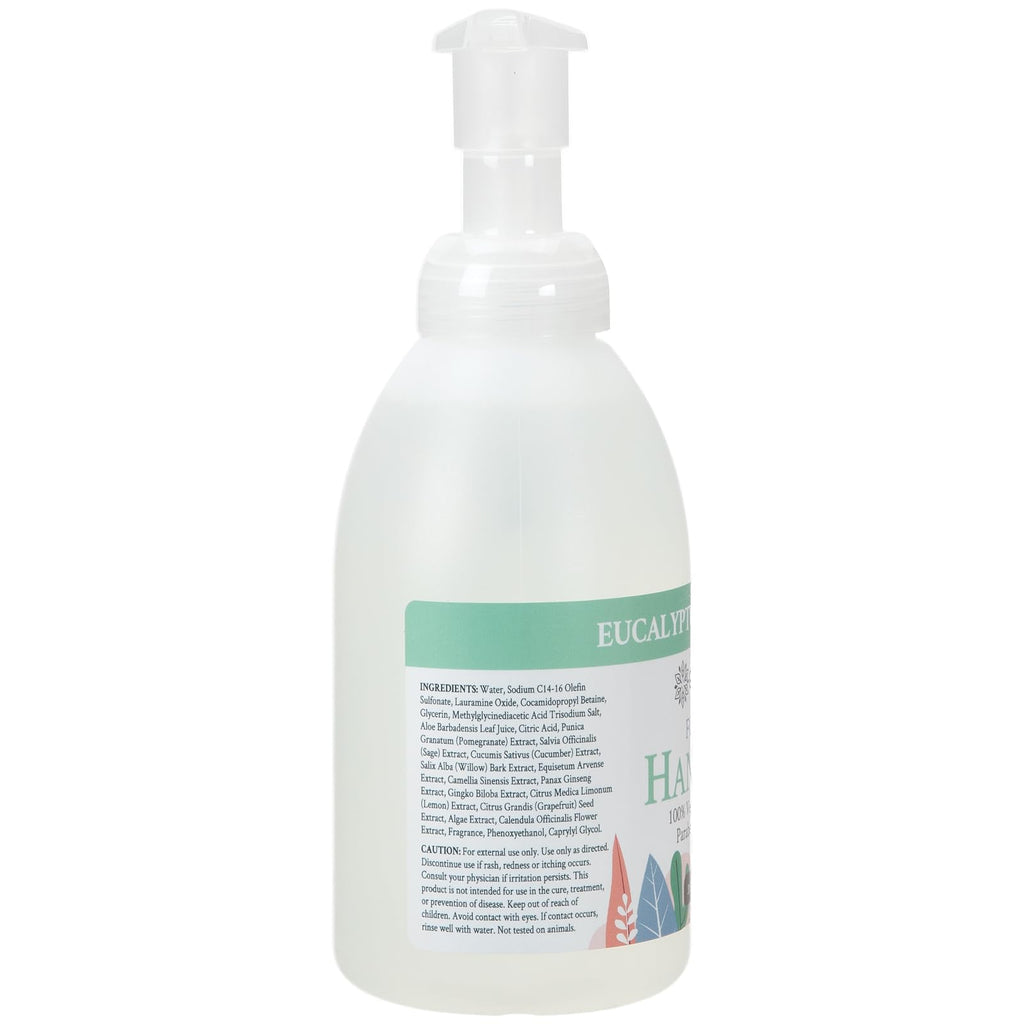 Ginger Lily Farms Botanicals All-Purpose Foaming Hand Soap Refill – Vegan, Cruelty-Free, Eucalyptus Tranquility, 20 fl oz (Pack of 8)