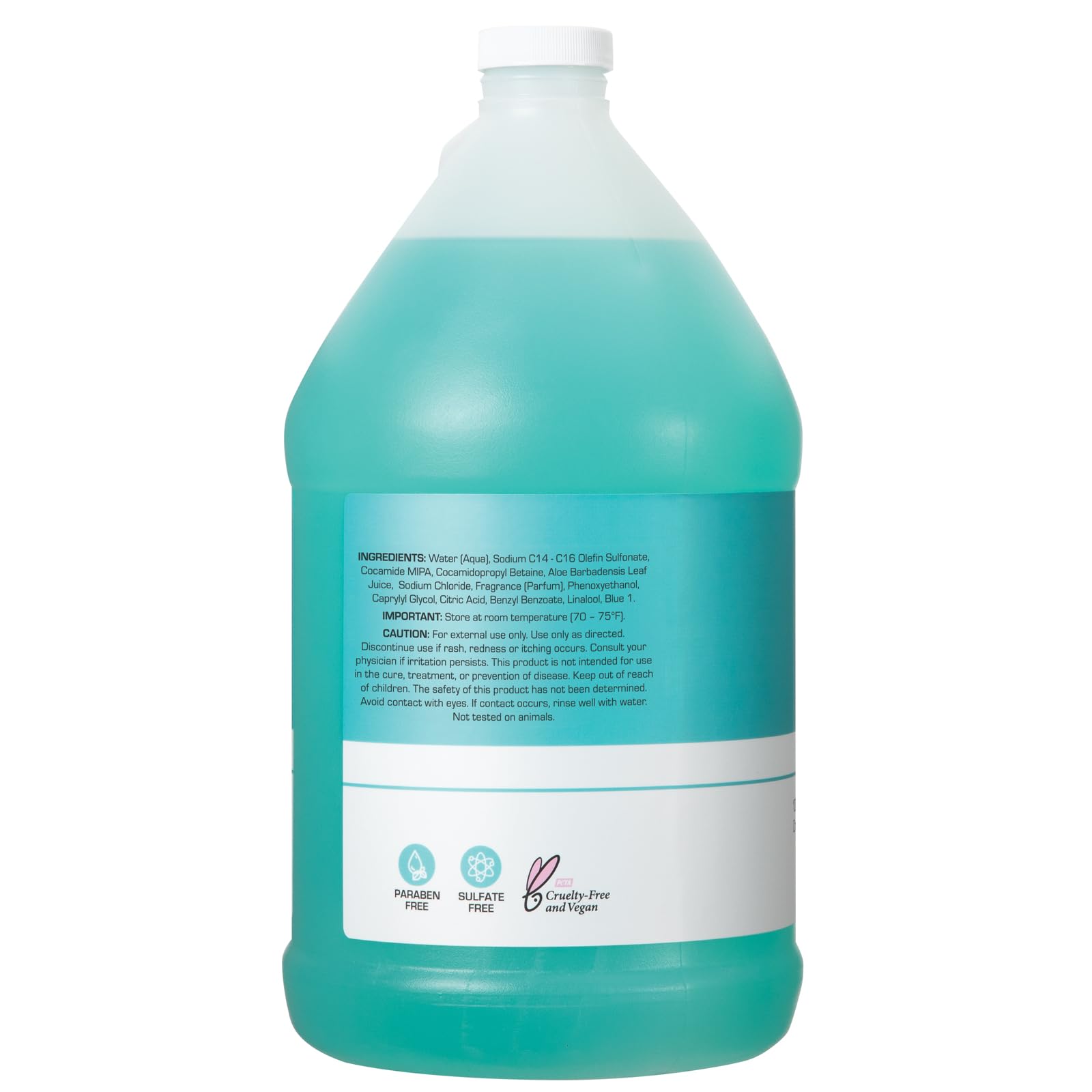 Ginger Lily Farms Club & Fitness Moisturizing Shampoo — All Hair Types, 1 Gal Refill (Pack of 4)