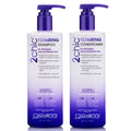 GIOVANNI 2chic Ultra-Repairing Shampoo & Conditioner Set – Damaged Hair, Color Safe, Blackberry & Coconut Milk