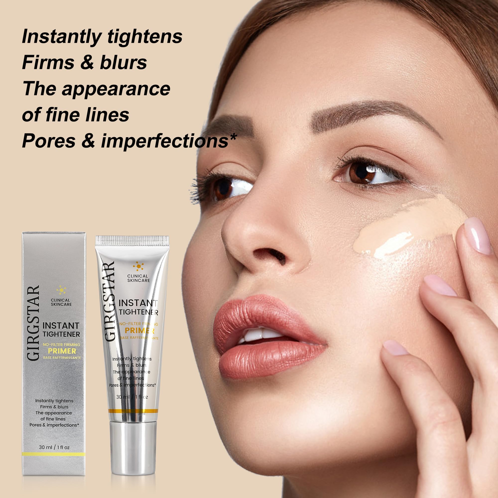Girgstar Instant Face Primer - Soft Focus, Firming, Long-Wear Base