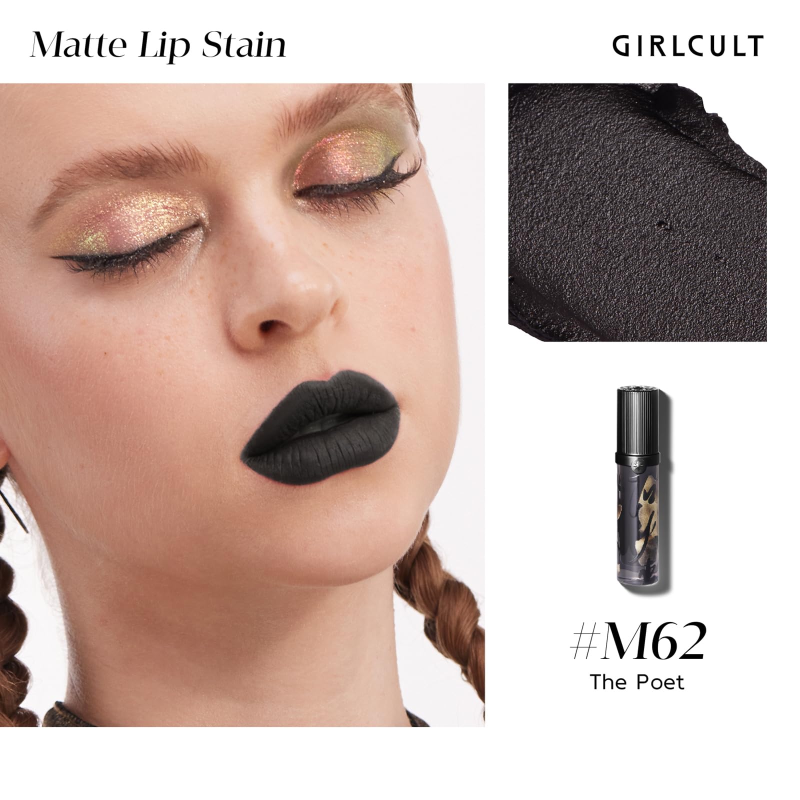 GIRLCULT 5-in-1 Makeup Gift Set – Eyeshadow Quad, Cream Blush, Matte Lip Stains & Hand Mirror