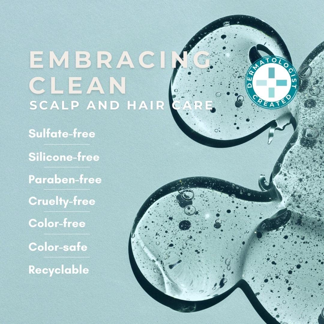 GIRL+HAIR Shampoo & Conditioner Set – Hydration for Dry Hair & Scalp, Color Safe, Vegan (2x 10.1 oz)