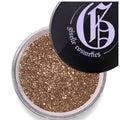Giselle Cosmetics Chocolate Gold Mineral Loose Eyeshadow — Organic, Talc-Free Glitter & Shimmer (Single & Palette)