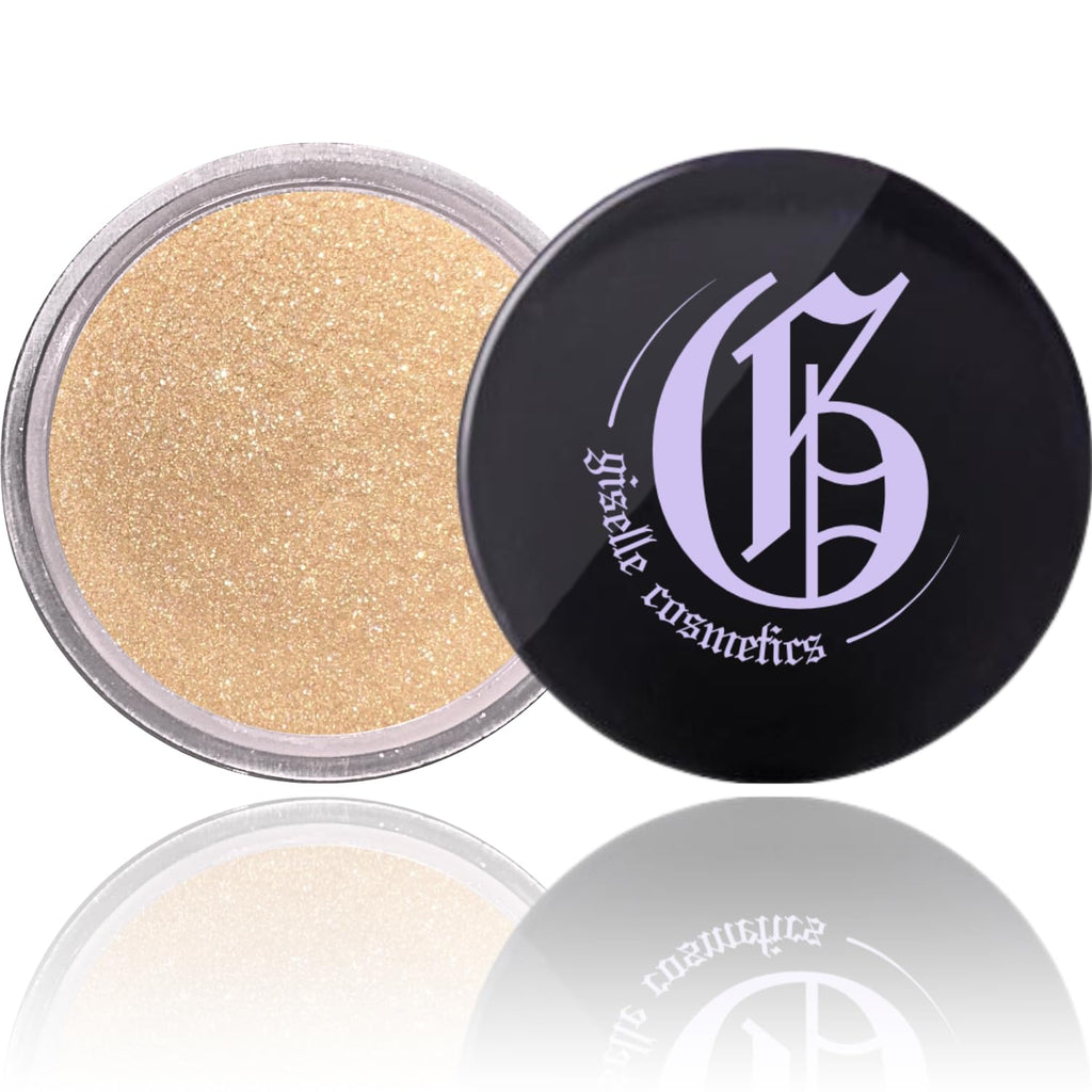 Giselle Cosmetics Vanilla Mineral Loose Eye Shadow – Organic, Holographic, Matte & Glitter Finish
